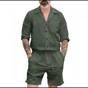 Men’s Short Sleeve Romper XL